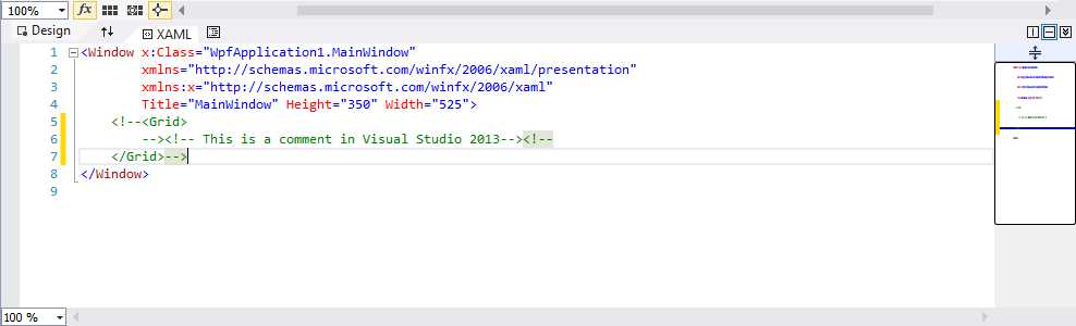 Visual Studio 2013 correctly recognizes nested comments.