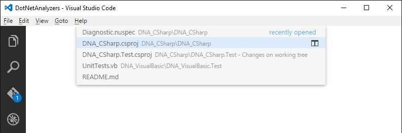 Browsing the List of Recently Opened Files