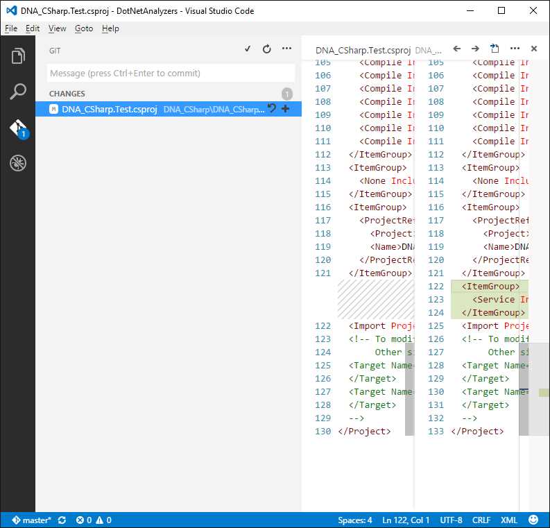 Git and the File Diff Tool