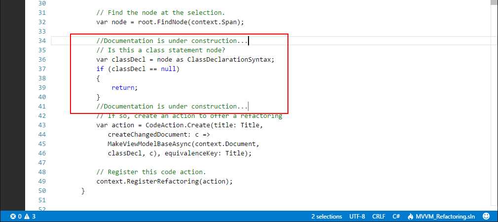 Multi-cursors can be used to add the same text in multiple positions.