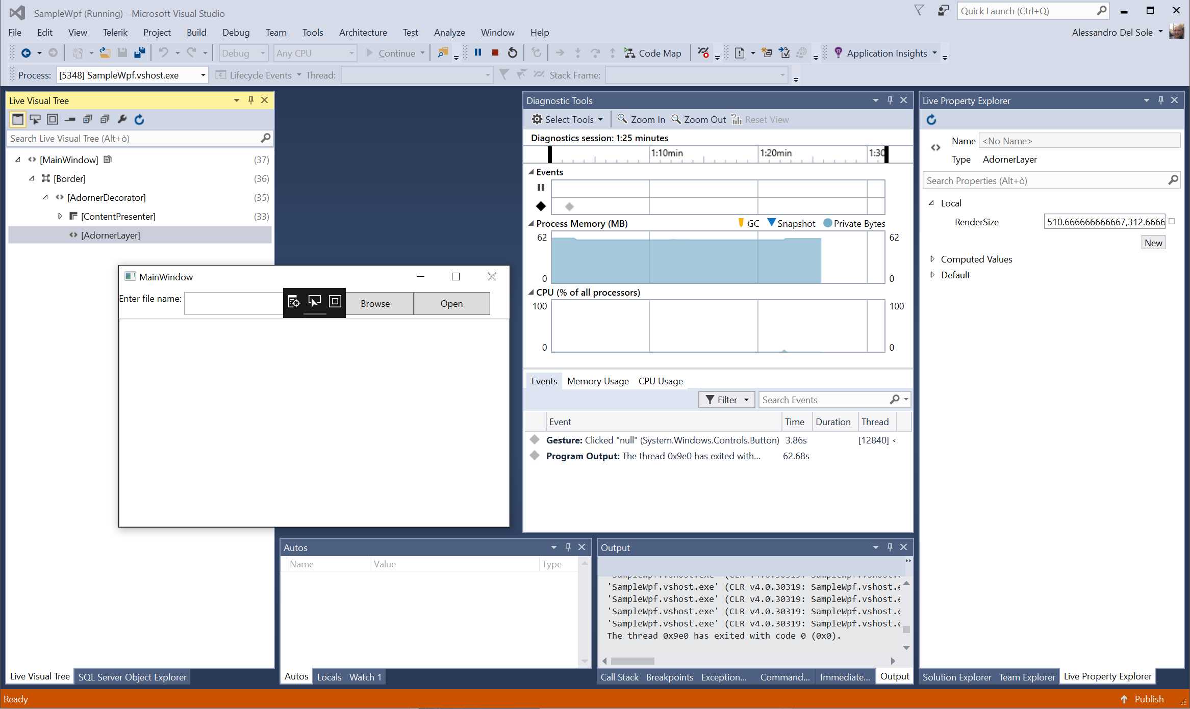 Debugging and Performance Tools