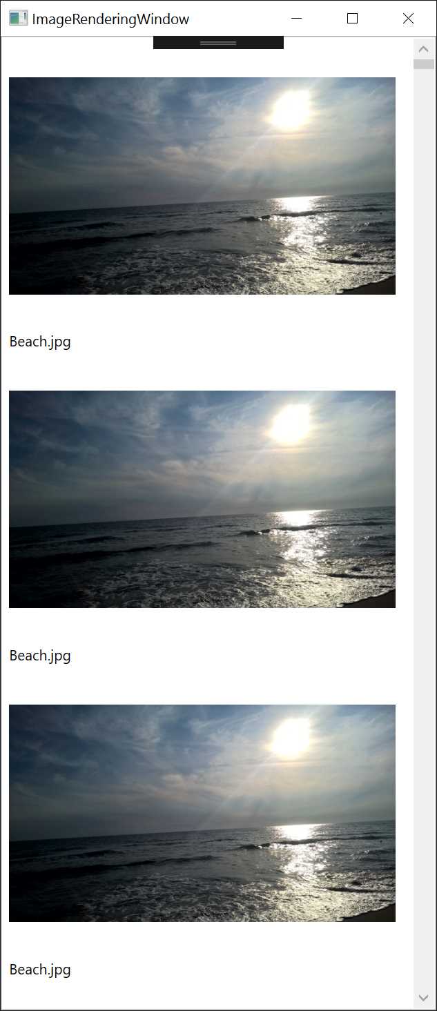 Sample App Showing 1000 Instances of Image