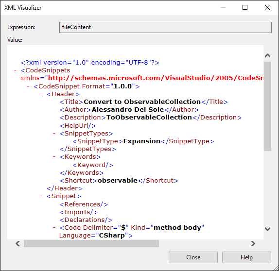 XML Visualizer Allows Viewing Structured XML Contents