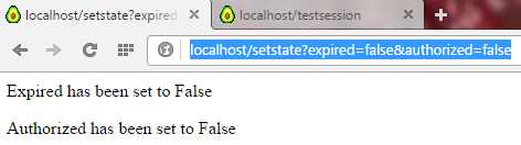 De-authorize the Session