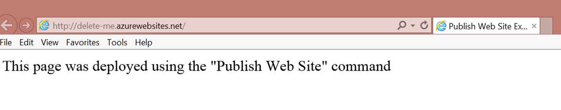 Publish Web Site completed