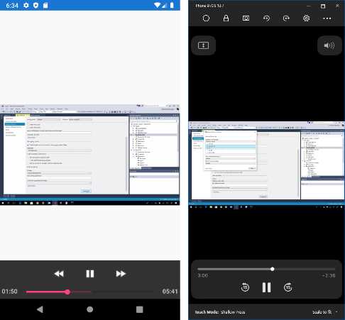 Playing videos with the MediaElement