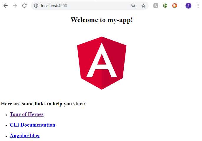 Angular CLI Hello World