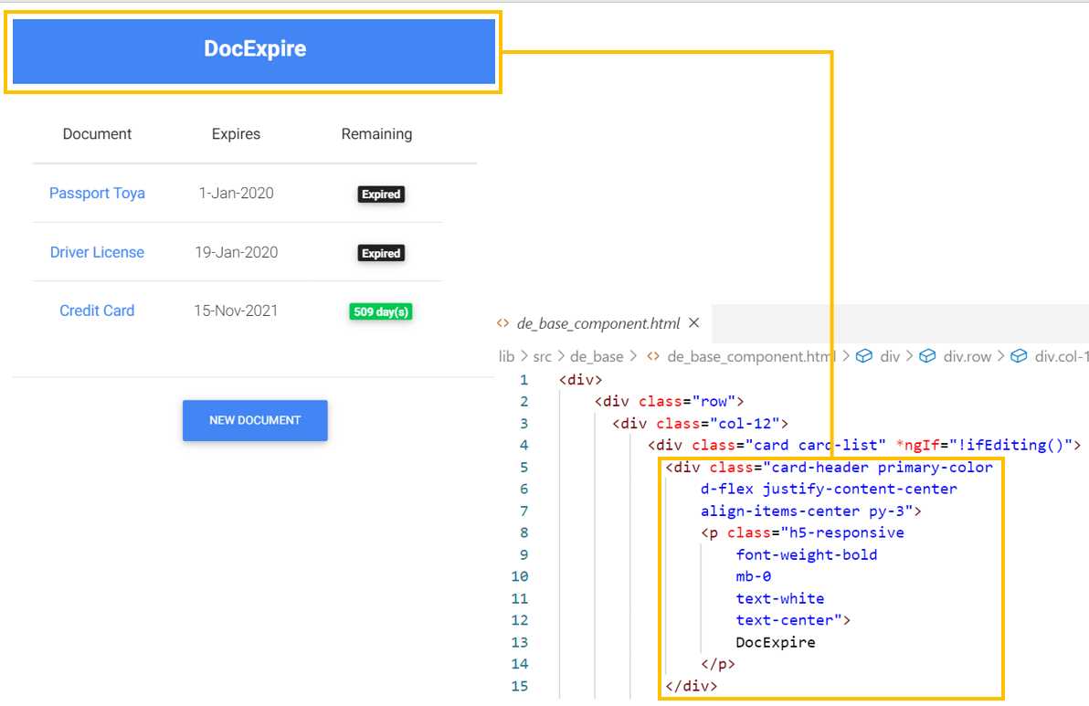 App Title—Base Component