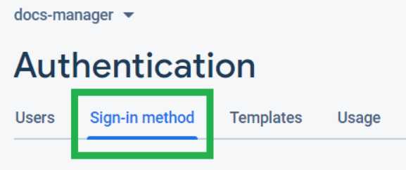 Authentication Screen