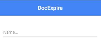 Empty Document Description—Form Component
