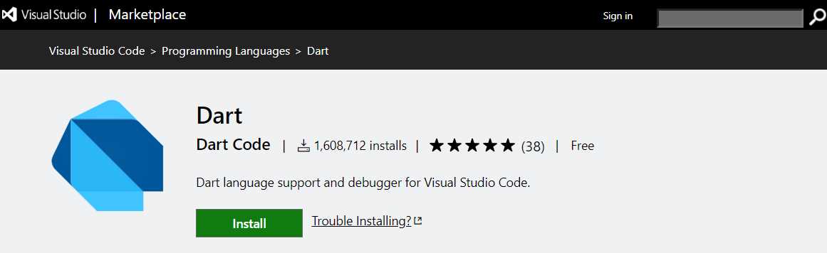 The Dart VS Code Extension