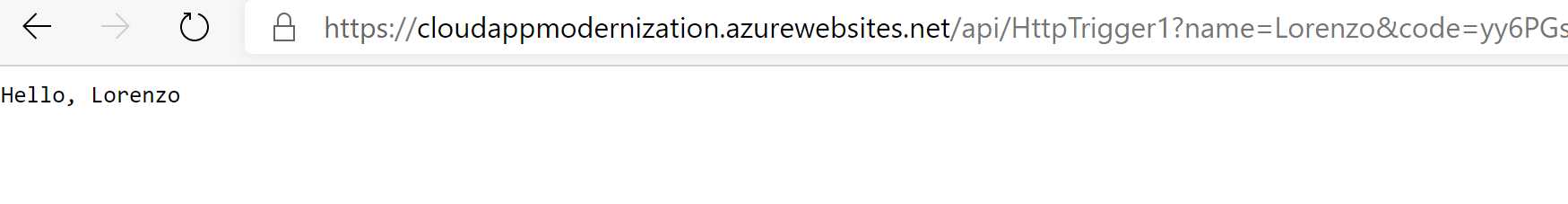 Calling the function from the browser