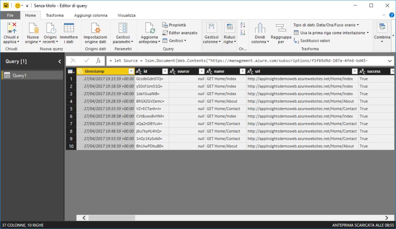 Power Query Running from the Power BI Desktop App