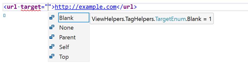HTML Property Suggestion