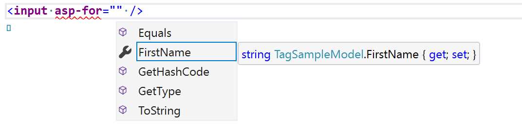 Visual Studio IntelliSense for MVC Model