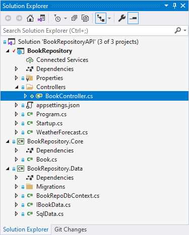The new BookController