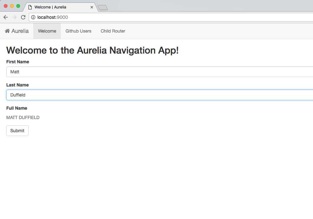 Demonstrating two-way databinding