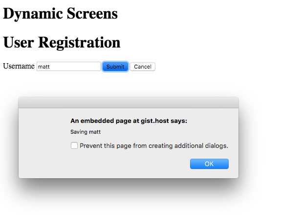 ViewService with click.delegate