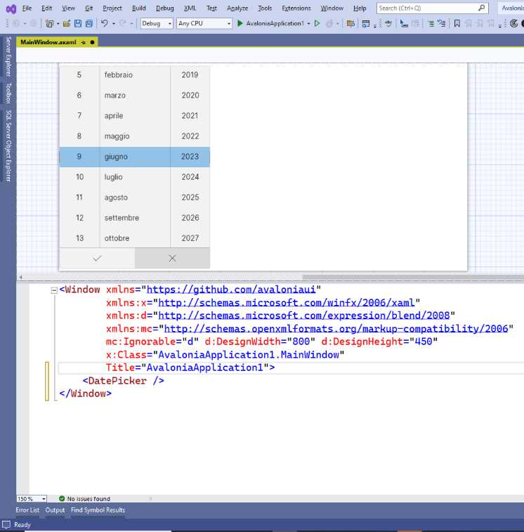 Working with views in the visual designer