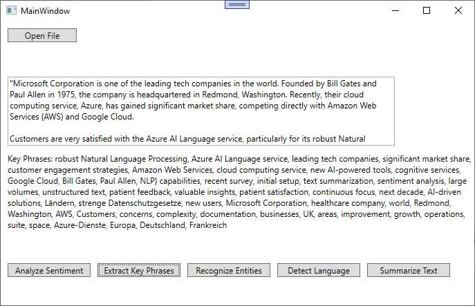 Extracting key phrases
