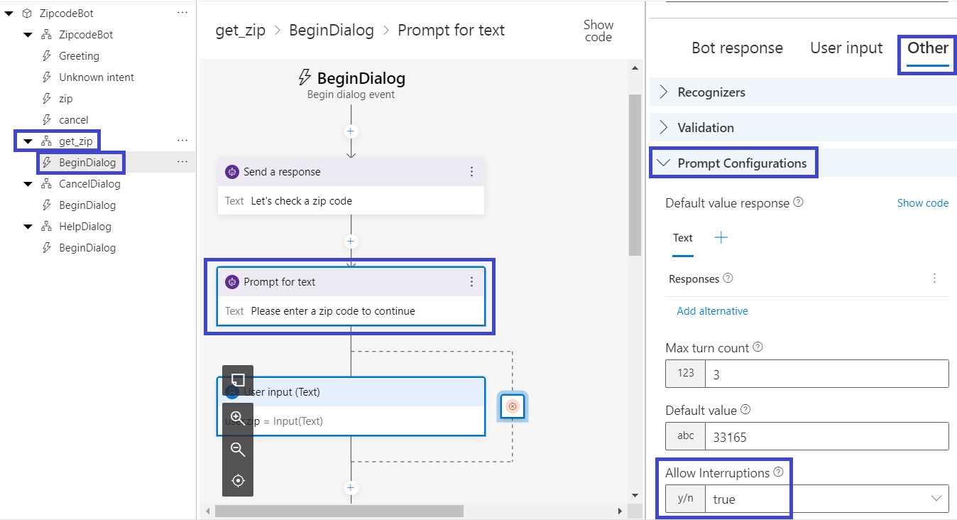 Composer – Enabling Interruptions