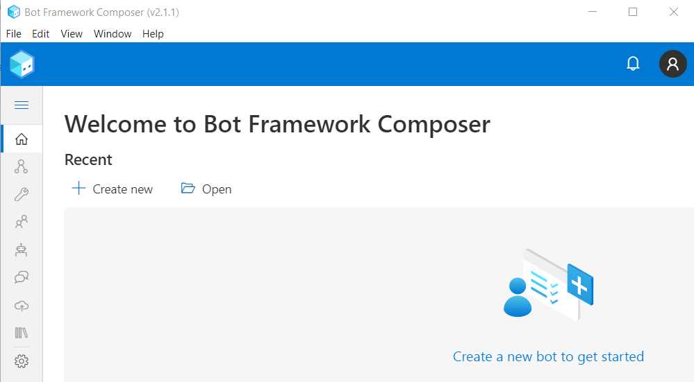 Composer – Main Screen