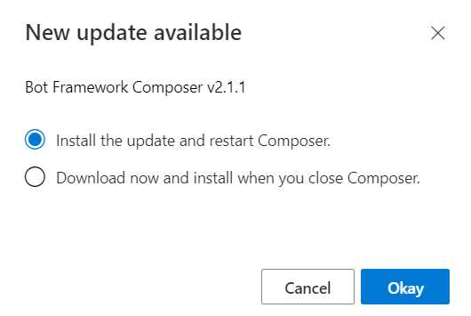 Composer – New update available