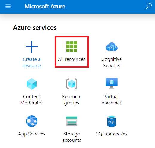 Azure Portal Dashboard