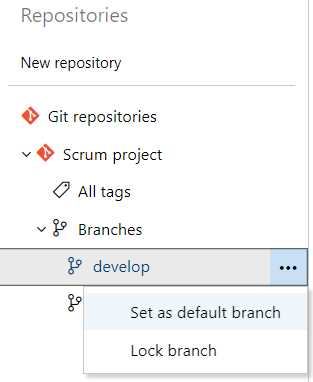 Set Default Branch
