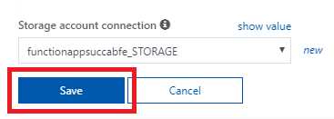 Save the Azure Queue Storage Output