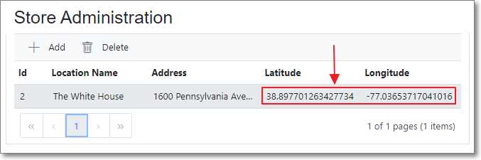 View Latitude and Longitude