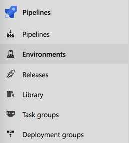 Environments section