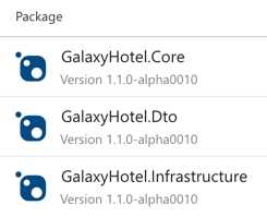 GitVersion applied to NuGet packages