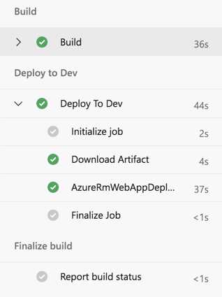 Multistage pipeline jobs details
