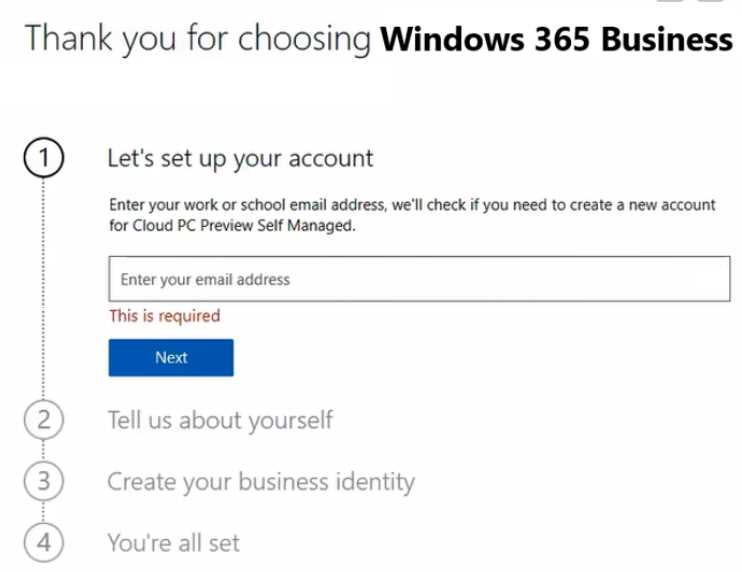 Windows 365 Business License Assignment