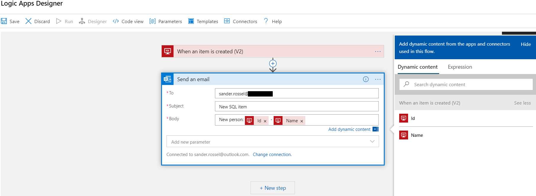 Configuring a Logic App