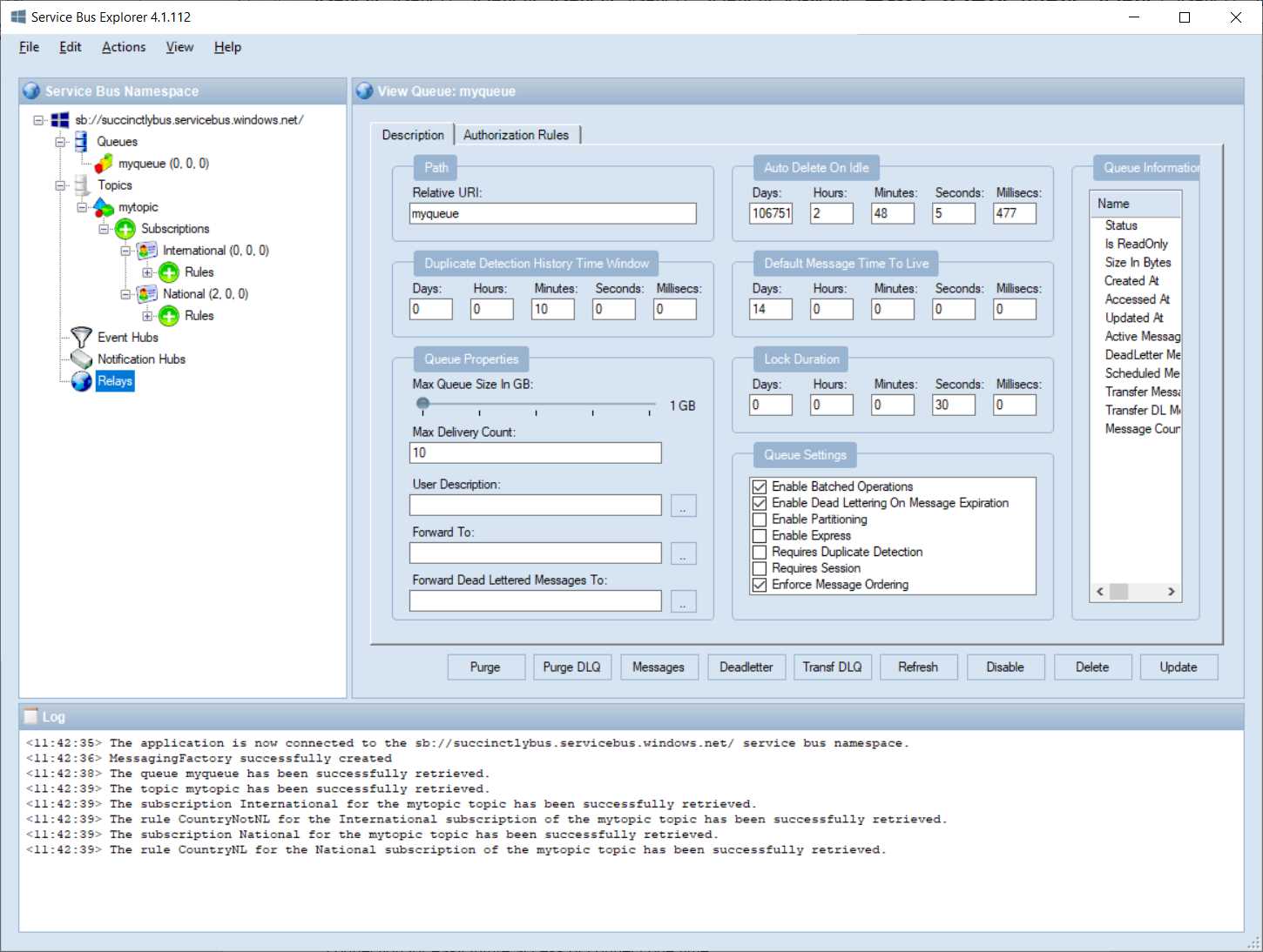 Service Bus Explorer