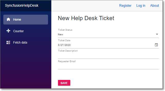 New Help Desk Ticket Form