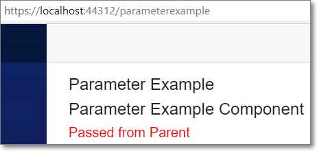 Parameter Example