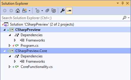 Adding a project reference