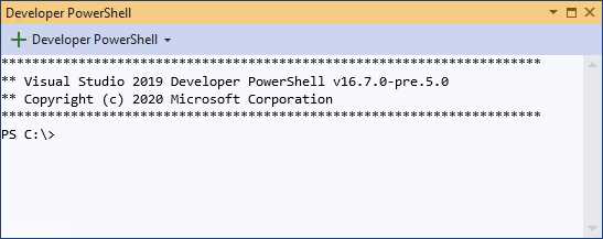 Developer PowerShell