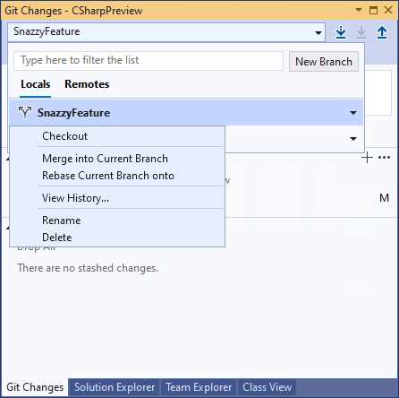 Managing your branch