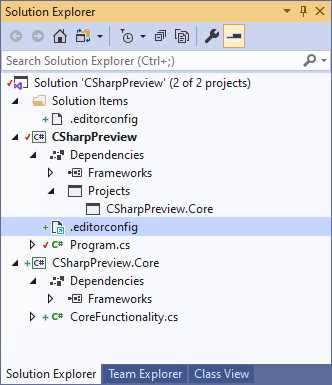 The .editorconfig file