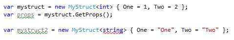 The MyStruct<string> violates the constraint