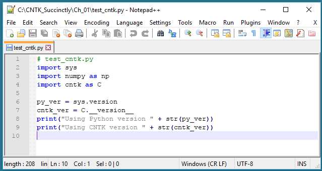 Using the Notepad++ Editor