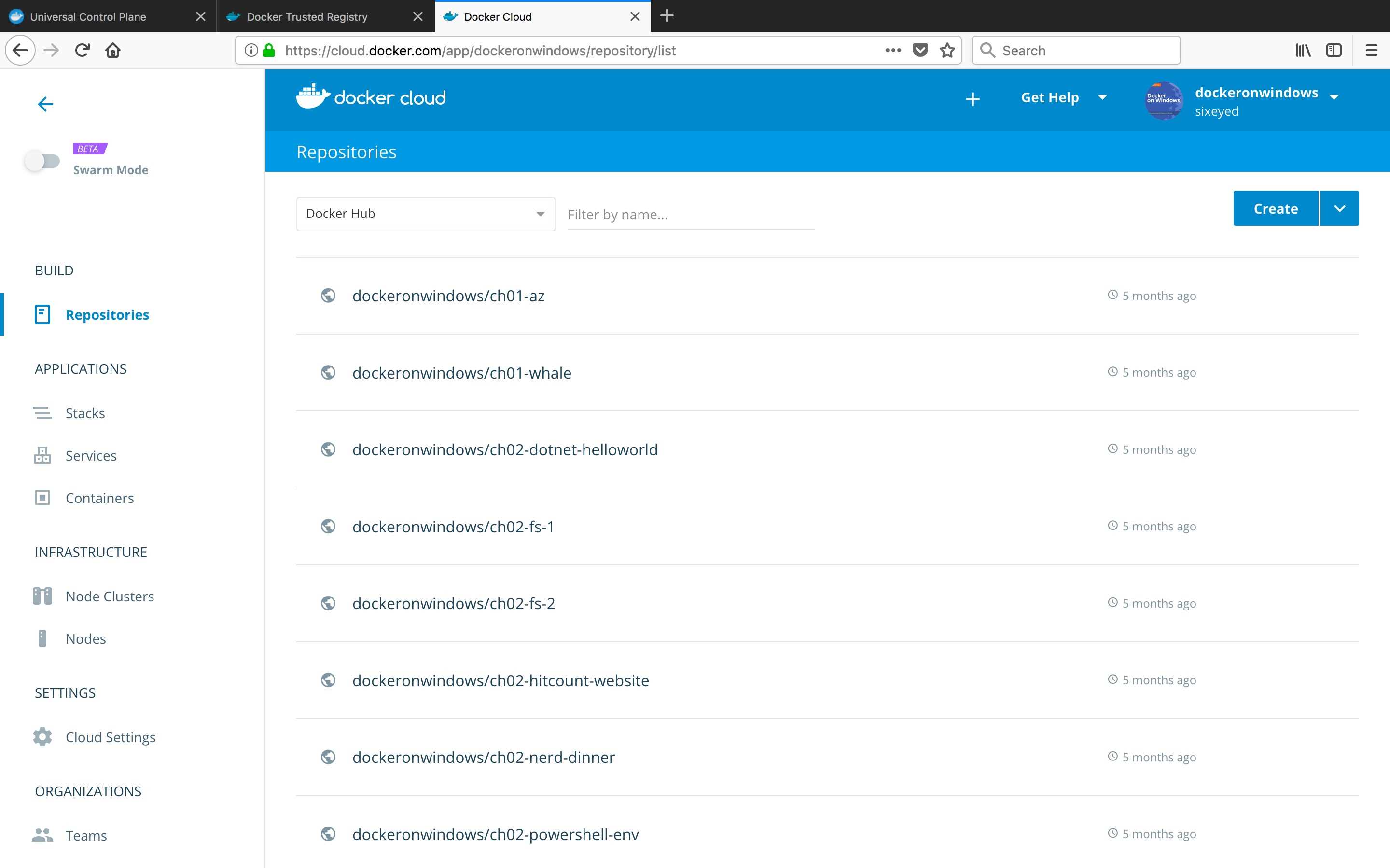Image Repositories in Docker Cloud