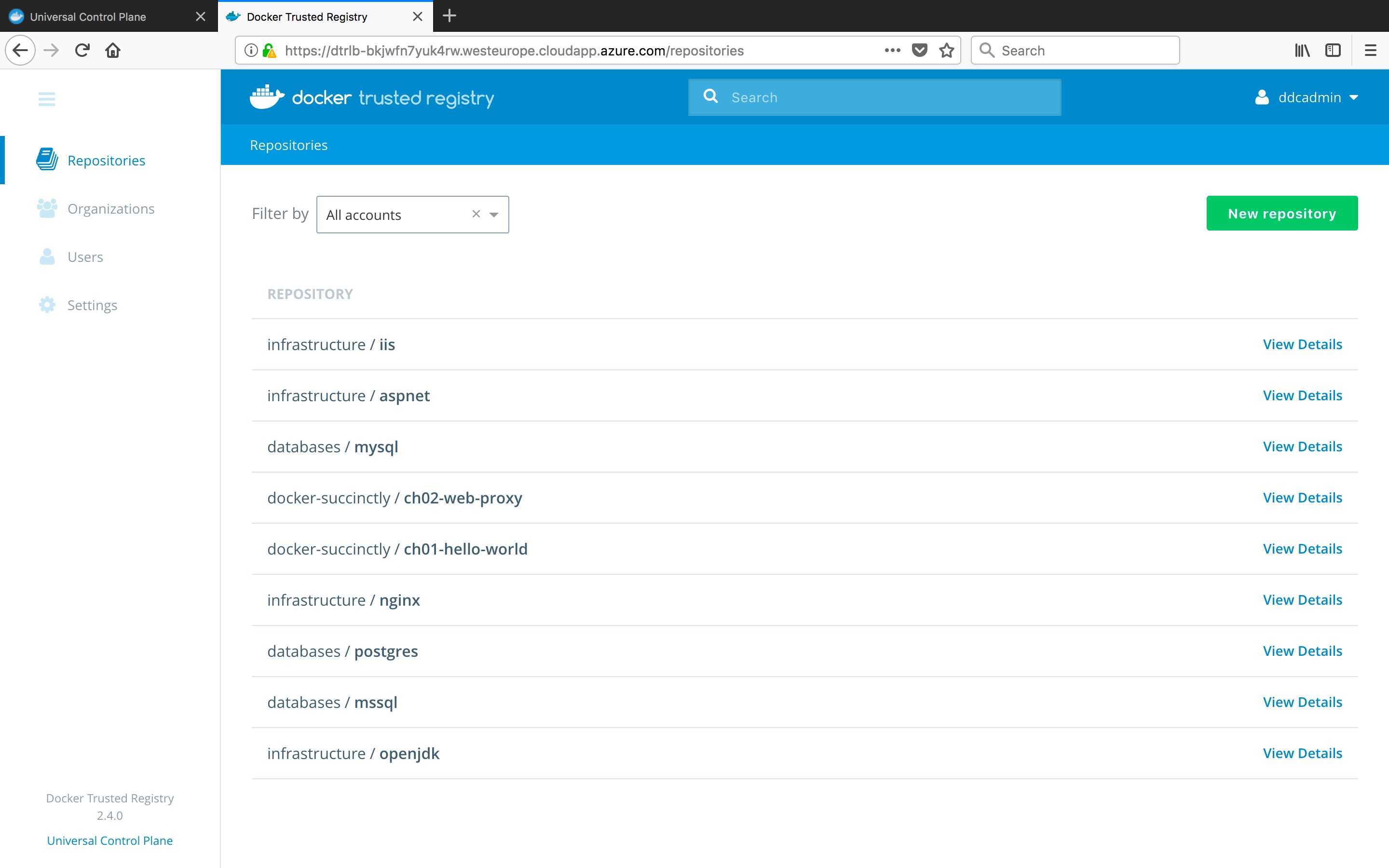 The Docker Trusted Registry