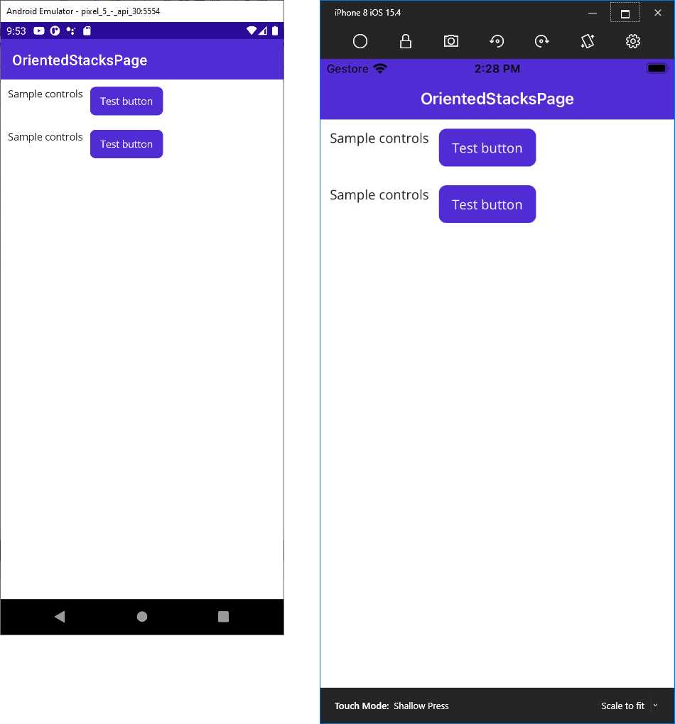 Arranging visual elements with the VerticalStackLayout and HorizontalStackLayout