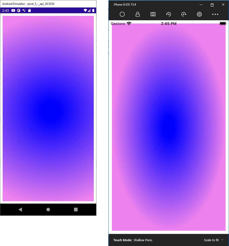 Drawing a circular gradient