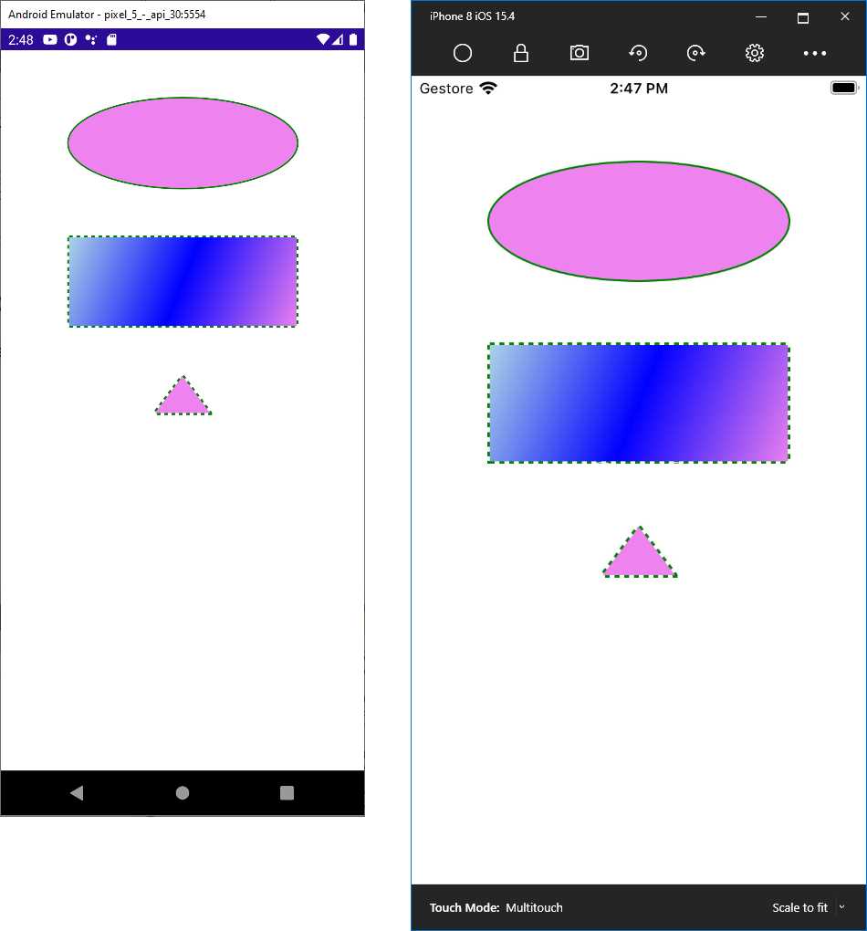 Drawing basic shapes